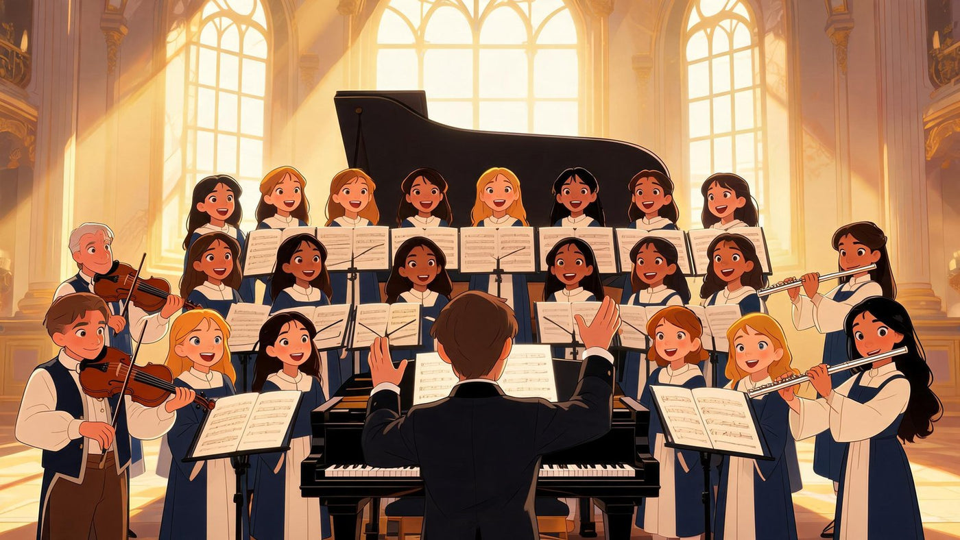 Le chœur et les musiques des Éditions Saint-Louis