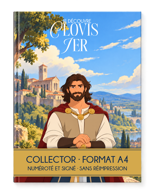 Je Découvre Clovis Ier · Édition limitée A4, numérotée et signée