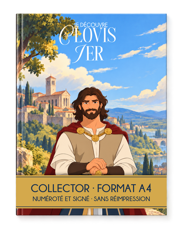 Je Découvre Clovis Ier · Édition limitée A4, numérotée et signée