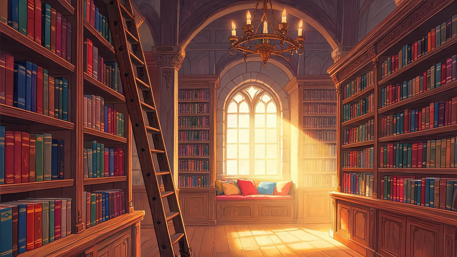 La bibliothèque du château